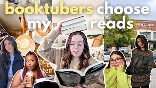 booktubers control what I read  READING VLOG