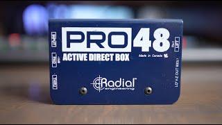Radial Pro 48 Active Direct Box Review Great Active 48V Pro Grade Direct Box