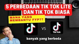 SUDAH TAHU??  5 PERBEDAAN TIKTOK LITE DENGAN TIKTOK BIASA #18  ProMed Tutorial