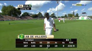 AB de Villiers 83 vs New Zealand 2nd Test 2012 at Hamilton