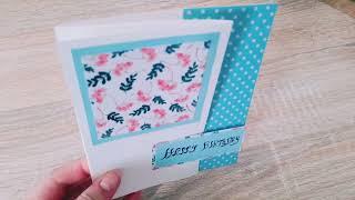 #popupcard #papercraft #minicarddiyEasy Pop up card طريقة صنع مطوية لعيد الميلاد