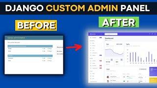 Django Full Admin Panel Customization  Django admin panel tutorial