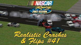 NASCAR Racing 2003 Realistic Crashes & Flips #41
