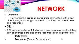 Network definition  networking definition  need of network