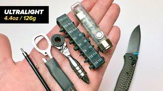 SUPER ultralight tools for everyday carry EDC - better lighter stronger