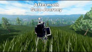 MY JOURNEY AS SOLO IN AFTERMATH Roblox