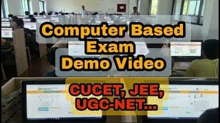 Computer Based Exam DemoOnline entranceUGC-NET 2021CUCET 2021CBE  JEE  Online exam in tamil