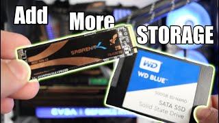 How To Install a Second SSD into Your PC