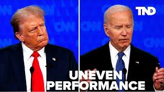 Biden gives a shaky debate performance