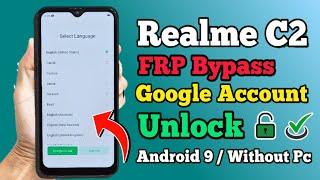 Realme C2RMX1941Android 91 Click Frp Bypass Without Pc 2024Bypass Google Account 100% Working