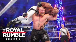 FULL MATCH — Brock Lesnar vs. Bobby Lashley — WWE Title Match Royal Rumble 2022