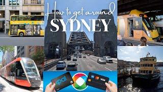 How to get around Sydney and Buy an Opal Card