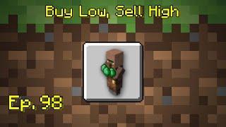 Minecraft Bedrock Achievement Tutorial #98 Buy Low Sell High