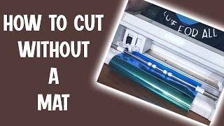 How to Cut Without a Mat and Use Crosscutter for Silhouette Cameo 4