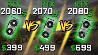 GeForce RTX 2060 Super vs RTX 2070 Super vs RTX 2080 Super  Test in 8 Games