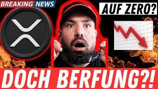 XRP BREAKING ALLES AUS? BERUFUNG SO NAH WIE NIE ? RIPPLE  SEC  NEWS