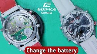 How to change the battery on Casio Edifice ECB-S100