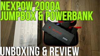 Unboxing and Review N2000A Jumpbox & power bank Amazon must haves