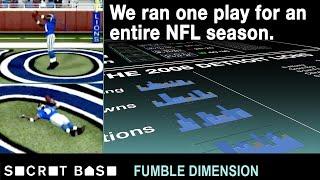 We made the winless Lions throw to only Calvin Johnson for the entire season  Fumble Dimension