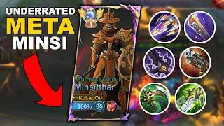 UNDERRATED META  MINSITTHAR   ULTRA BURST BUILD  MOBILE LEGENDS