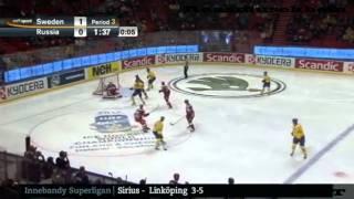 Sweden vs Russia 4-1 Oddset Hockey Game *GOAL Highlights*