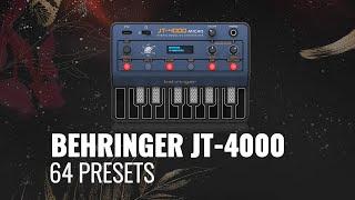 Behringer JT-4000 - 64 Presets  Patches