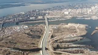 С высоты птичьего полёта  Куйбышевский район  город Самара  апрель 2020 г  Russia
