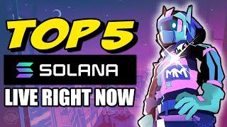 5 Play To Earn Games On Solana Live Now