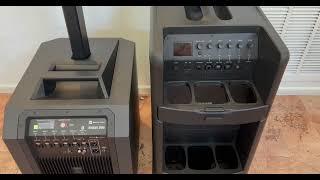 Comparison Of The Most Popular Compact Portable Column Array PA Speakers Bose Pro8 EV30M JBL MK2