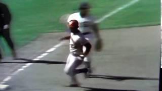 Tony Perez Thrown Out At Home Plate Wrigley Field Jose Cardenal