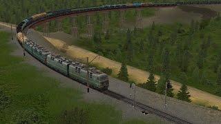 Северомуйский обход БАМ. Trainz 2012