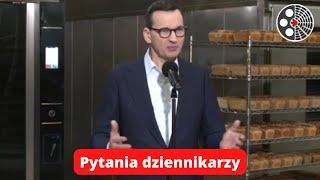 Mateusz Morawiecki  Konferencja - pytania dziennikarzy min. Czarnek opodatkowanie zbiórek