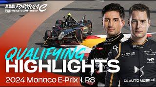 He must have hit the wall   Round 8 Monaco E-Prix Qualifying Highlights