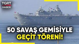 Türk Donanması Girnede TCG Anadoludan Kıbrısta Gövde Gösterisi - TGRT Haber