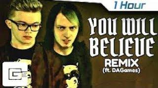 1 Hour BENDY AND THE INK MACHINE SONG ft. DAGames ▶ You Will Believe RemixCover  CG5