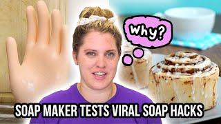 Professional Soap Maker Tests Viral Soap Hacks  Royalty Soaps