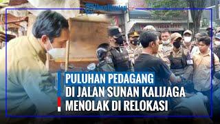 Menjelang Ramadhan Puluhan Pedagang Di Jalan Sunan Kalijaga Tolak Direlokasi