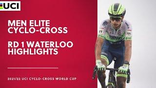 Round 1 Men Elite Highlights  202122 UCI CX World Cup Waterloo