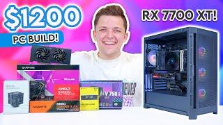 Best $1200 RX 7700 XT Gaming PC Build  Testing AMD’s Latest GPU in 15+ Titles