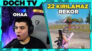 DOCH EKİPLE 22 KIRILAMAZ DÜNYA REKORU  PUBG MOBİLE İZLİYOR 