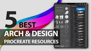 5 Procreate Resources for Architects & Designers - Free Brushes Stamps Color Swatches Canvases