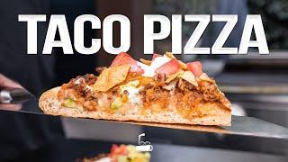 THE TACO PIZZA FROM CASEYS VIEWER SUGGESTED RECIPE  SAM THE COOKING GUY