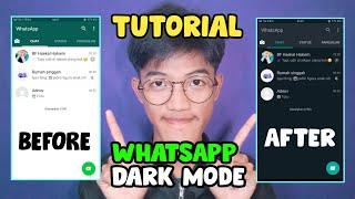 TUTORIAL WHATSAPP DARK MODE Android  Tanpa Root