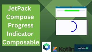 Progress Indicator Progress Bar in Jetpack Compose Kotlin  Android Studio Tutorial - Quick + Easy