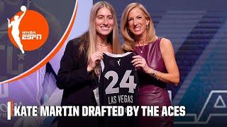 Iowas Kate Martin drafted by the Las Vegas Aces at pick No. 18  WNBA Draft