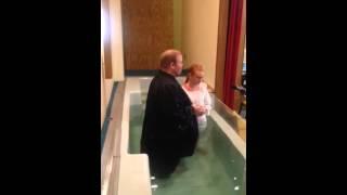 Mary gets baptized
