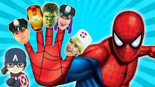 Finger Family Superhero & Mr Policeman Compilation +MORE  Nursery Rhymes & Kids Songs  BalaLand