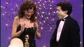 Marlee Matlin Wins Best Actress Motion Picture Drama - Golden Globes 1987