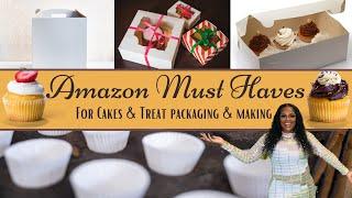 Amazon Must Haves for Cakes & Treats  Small Business Packaging #amazonhaul #cakedecorating #cake