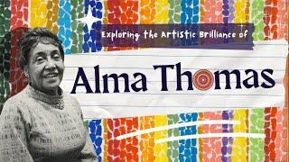 Exploring the Artistic Brilliance of ALMA THOMAS. Black History Month Art Lesson